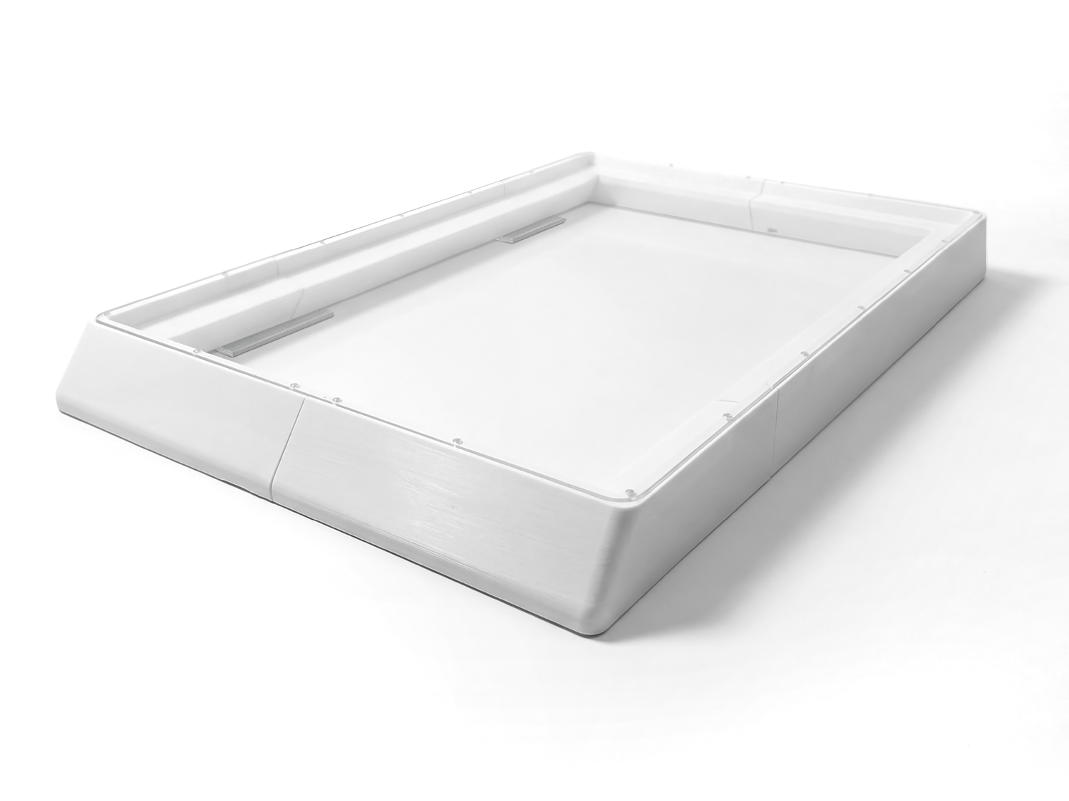 Flat Mount ASA mit Plexiglas weiß für STARLINK STANDARD