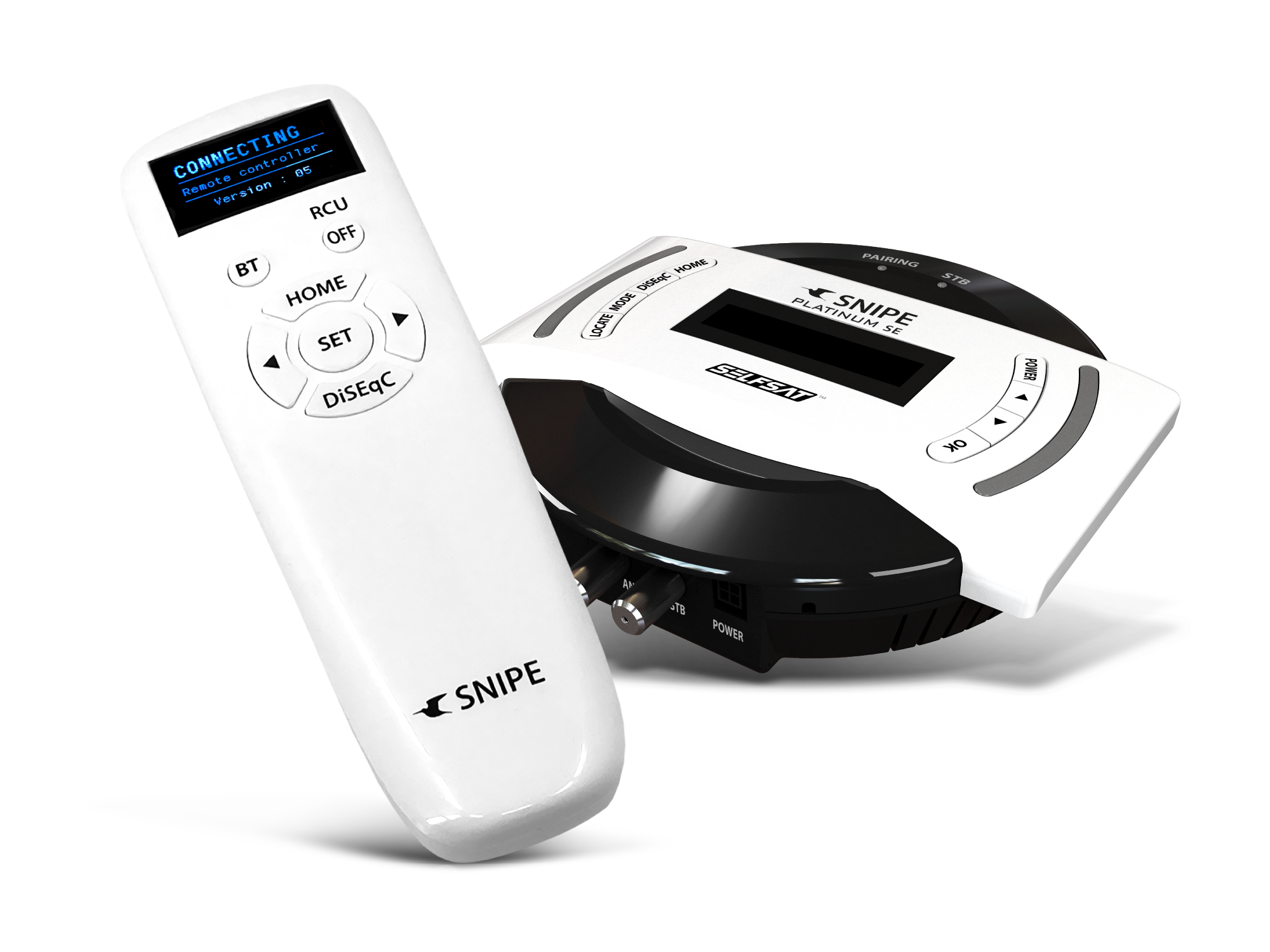 Selfsat SNIPE Platinum SE Single  Mit BT Fernbedienung und iOS / Android Steuerung sowie GPS-Modul