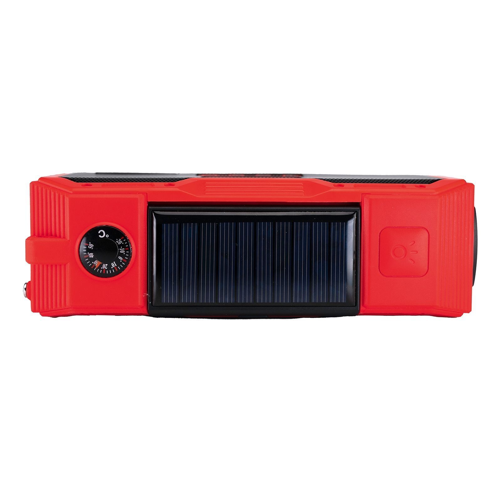 Albrecht Radio DR 112 Outdoor DAB+, Akku, Kurbel, Bluetooth, Stereo, rot/schwarz