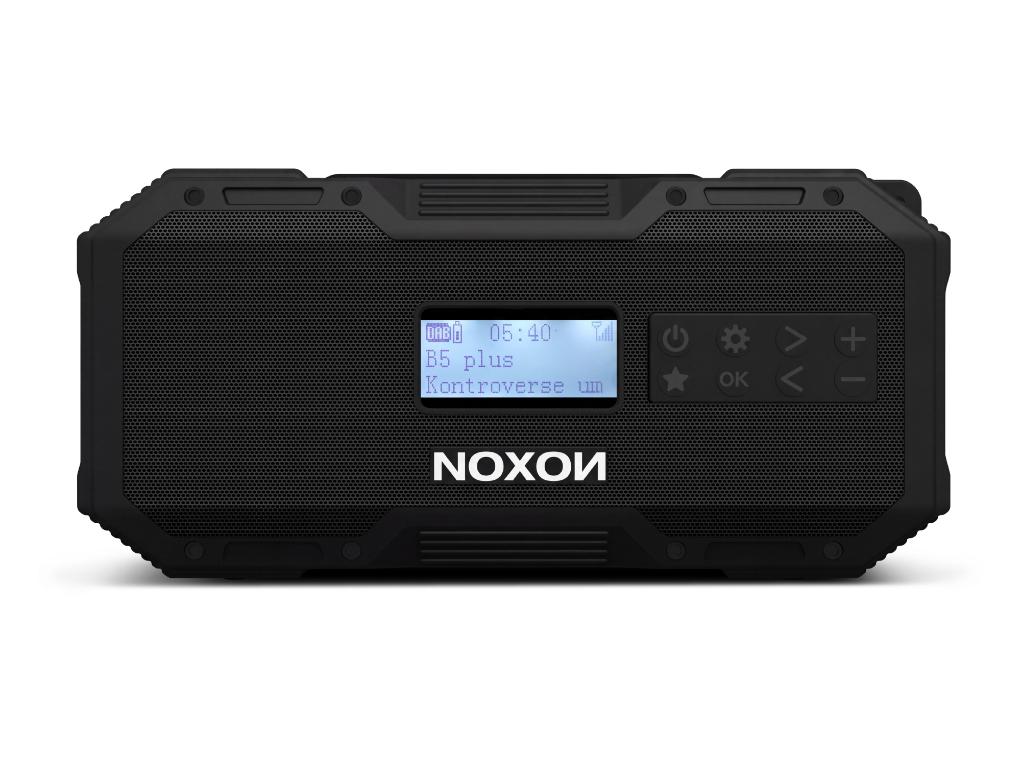 Noxon Dynamo Solar 411 schwarz DAB+, UKW, Bluetooth, Solar, Dynamo, Akku, SOS, Notfall, Taschenlampe