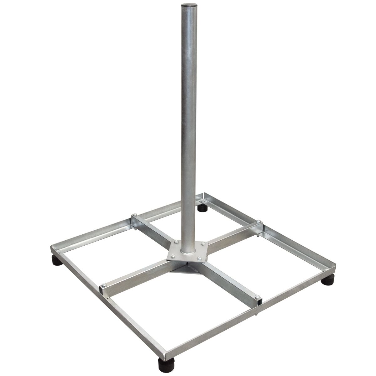 4250831600665 - FLACHDACHSTÄNDER BALKONSTÄNDER 4X 30X30CM STAHL MAST SAT 4250831600665 - FLACHDACHSTÄNDER BALKONSTÄNDER 4X 30X30CM STAHL MAST SAT