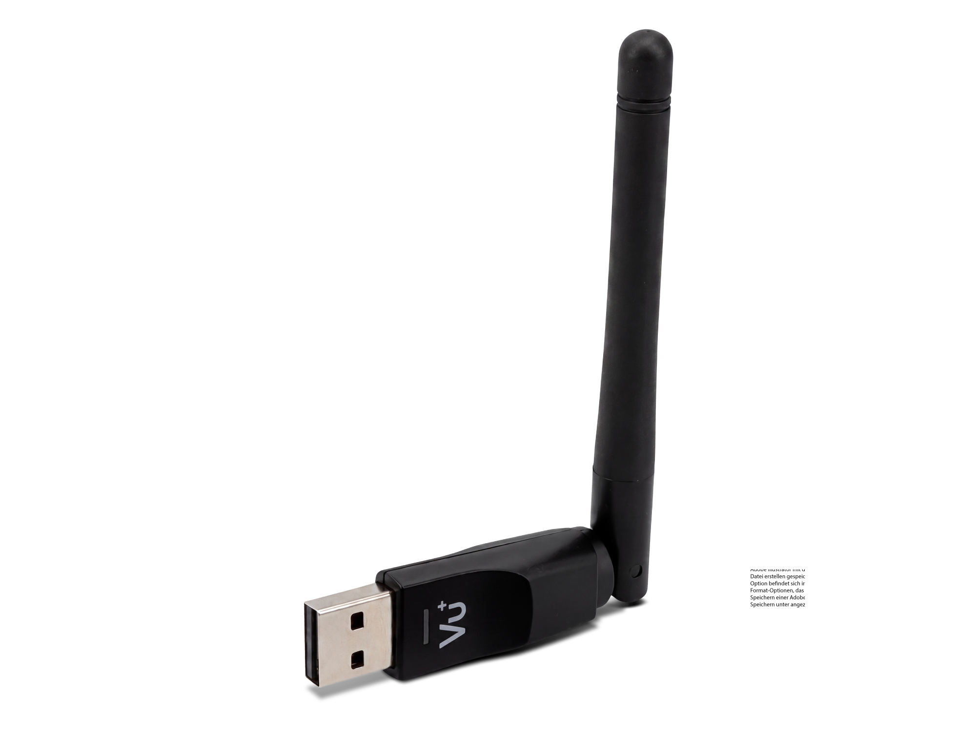 VU+150Mbit/s VUAWL150 USB Wlan Stick Schwarz Bulk inkl. 3dBi Antenne