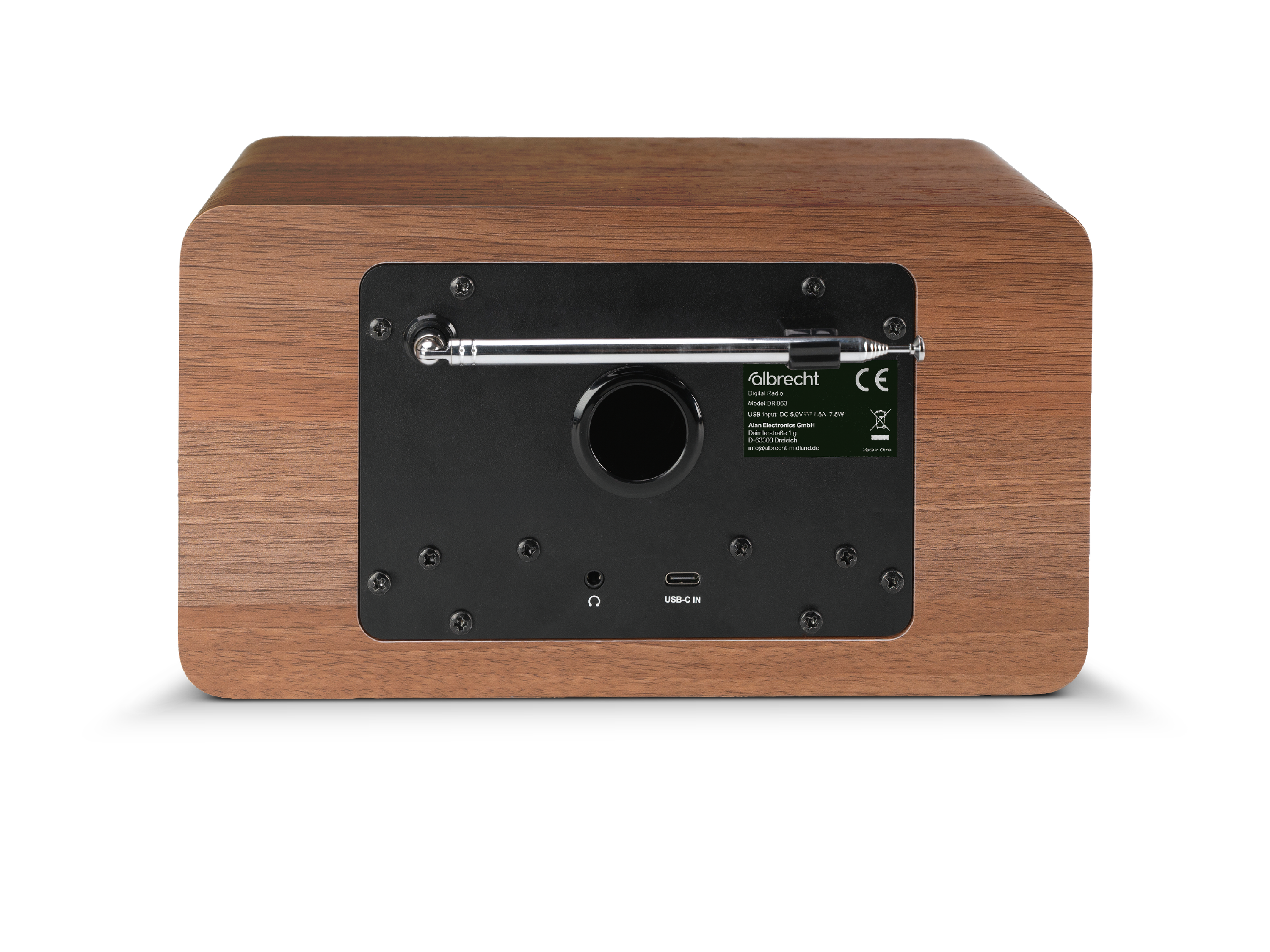 Albrecht DR863 Seniorenradio Mono DAB+/UKWGroßes 4,3" Farbdisplay, ASA, 4 Watt