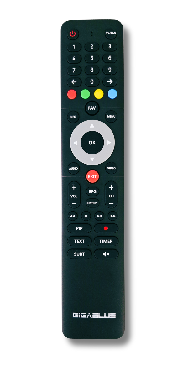 0ea6178b851754abfeb8f80d8e296faeb854b96c GigaBlue RCU PRO BT-IR Fernbedienung für Quad Pro