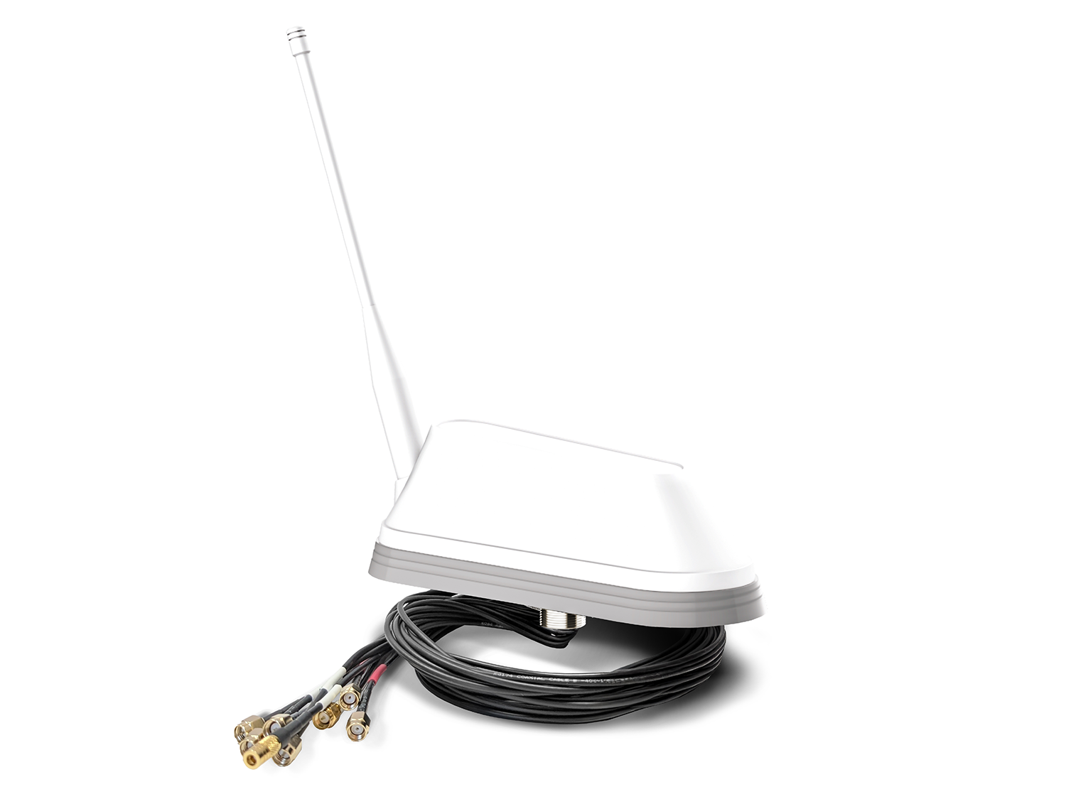 4260704122439 - SHARK Dachantenne weiß (5G 4G WLAN GPS DAB+ 1 m Kabel) 4260704122439 - SHARK Dachantenne weiß (5G 4G WLAN GPS DAB+ 1 m Kabel)