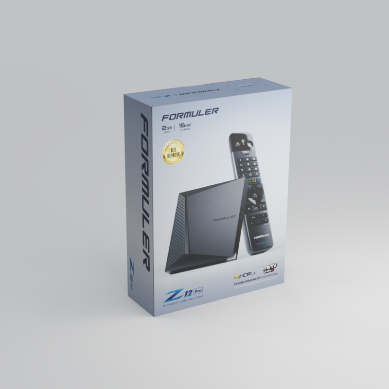 Formuler Z12 PRO Android 12 OTT Medien Player 2GB DDR4 RAM 16GBFlash BT1 RCU