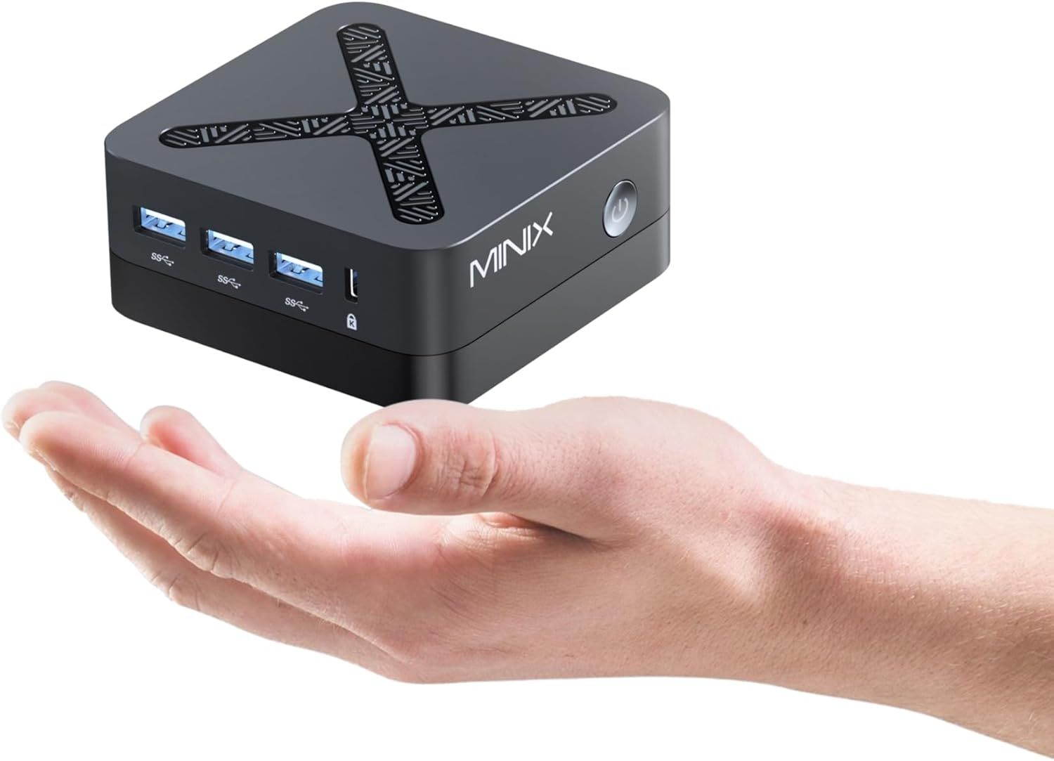 MINIX NEO Z95 Intel 12th Gen N95 Mini PC, 512GB SSD, 16GB DDR5 RAM, Triple Display, Windows 11 Pro
