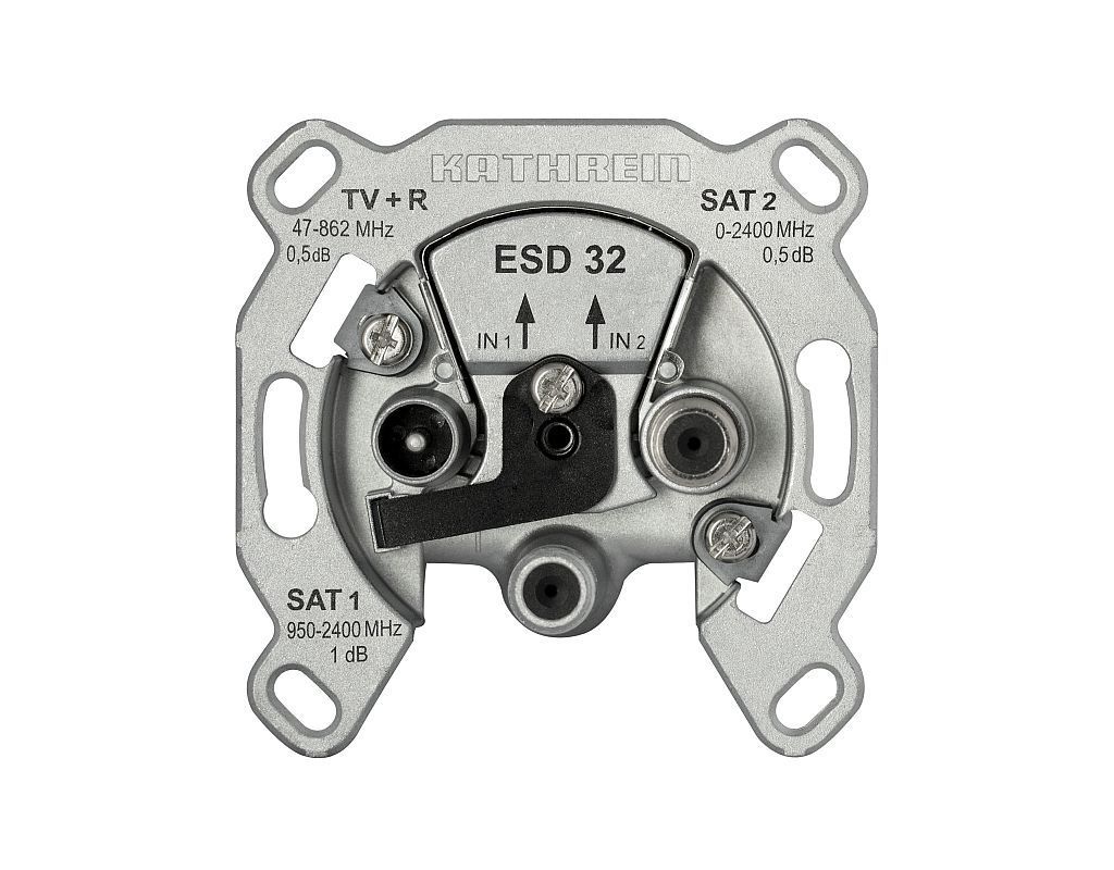 4021121142062 - KATH Antennendose Stich 3fach ESD 32 47-862+950-2400 0-2400MHz AD1dB 4021121142062 - KATH Antennendose Stich 3fach ESD 32 47-862+950-2400 0-2400MHz AD1dB