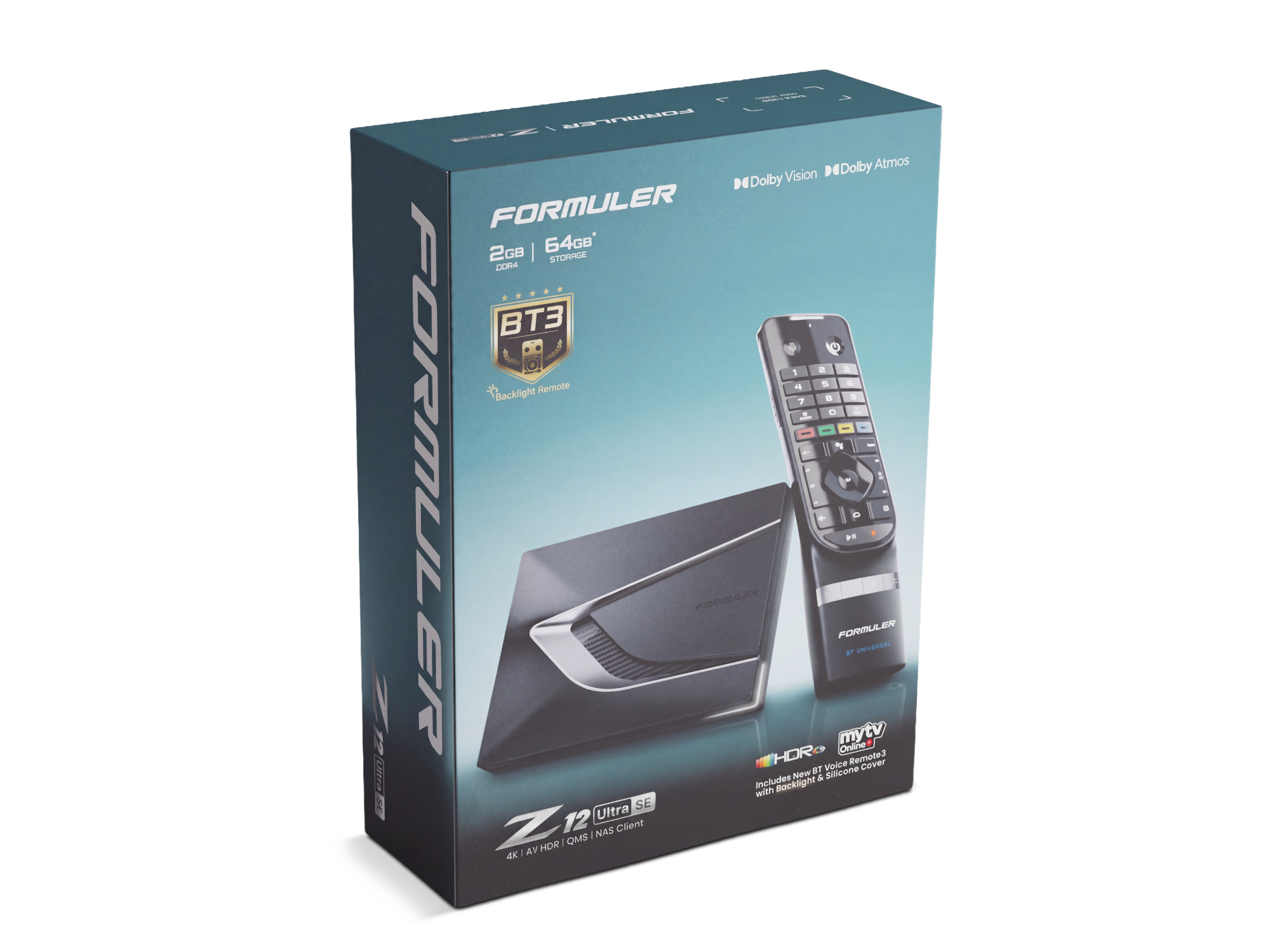 Formuler Z12 ULTRA SE Android 12 OTT Medien Player 2GB DDR4 RAM 64GBFlash BT3 RCU