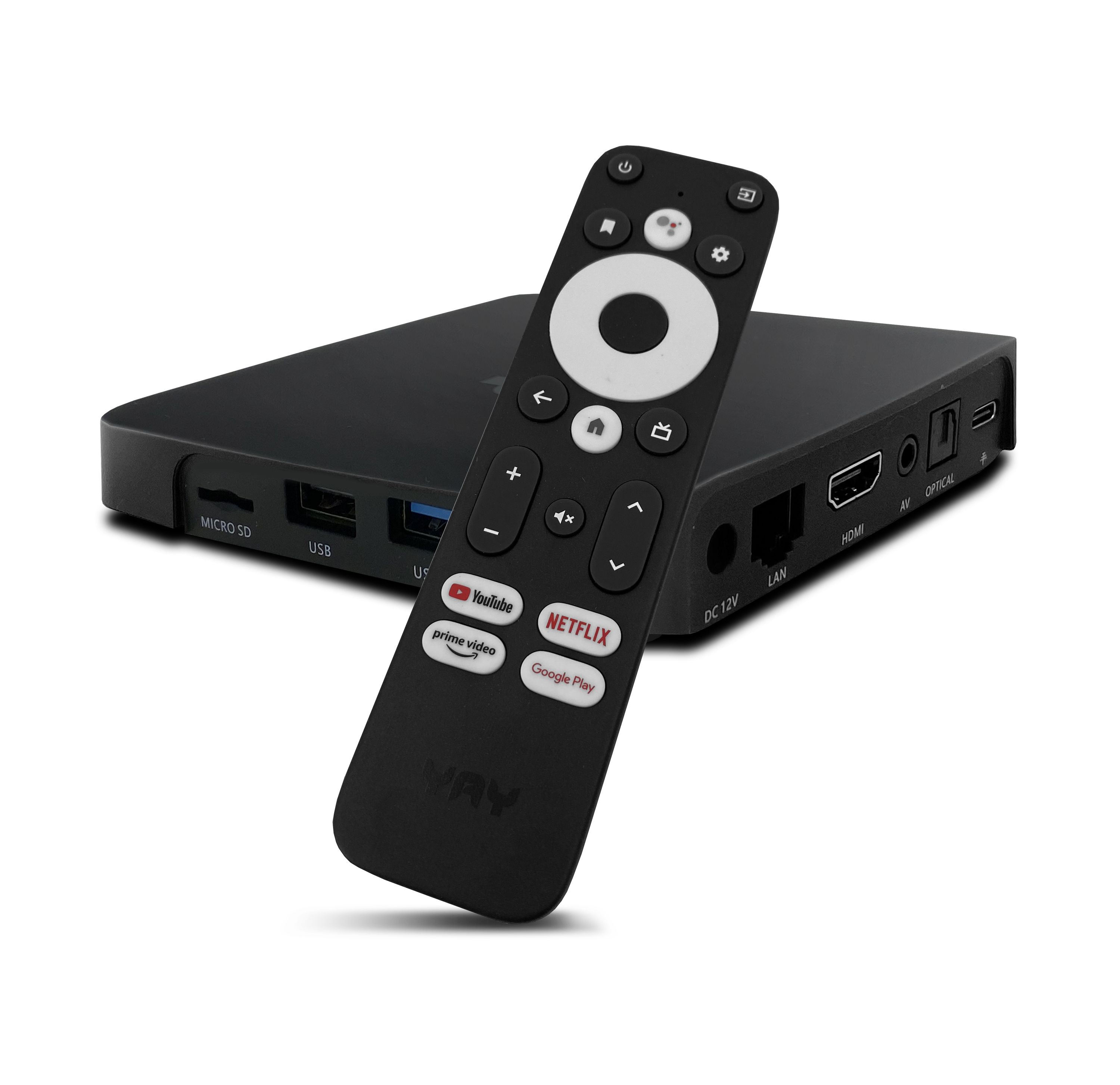 YAY GO Android TV HIGH-END 4K UHD Streaming Box Android 14 B-Ware
