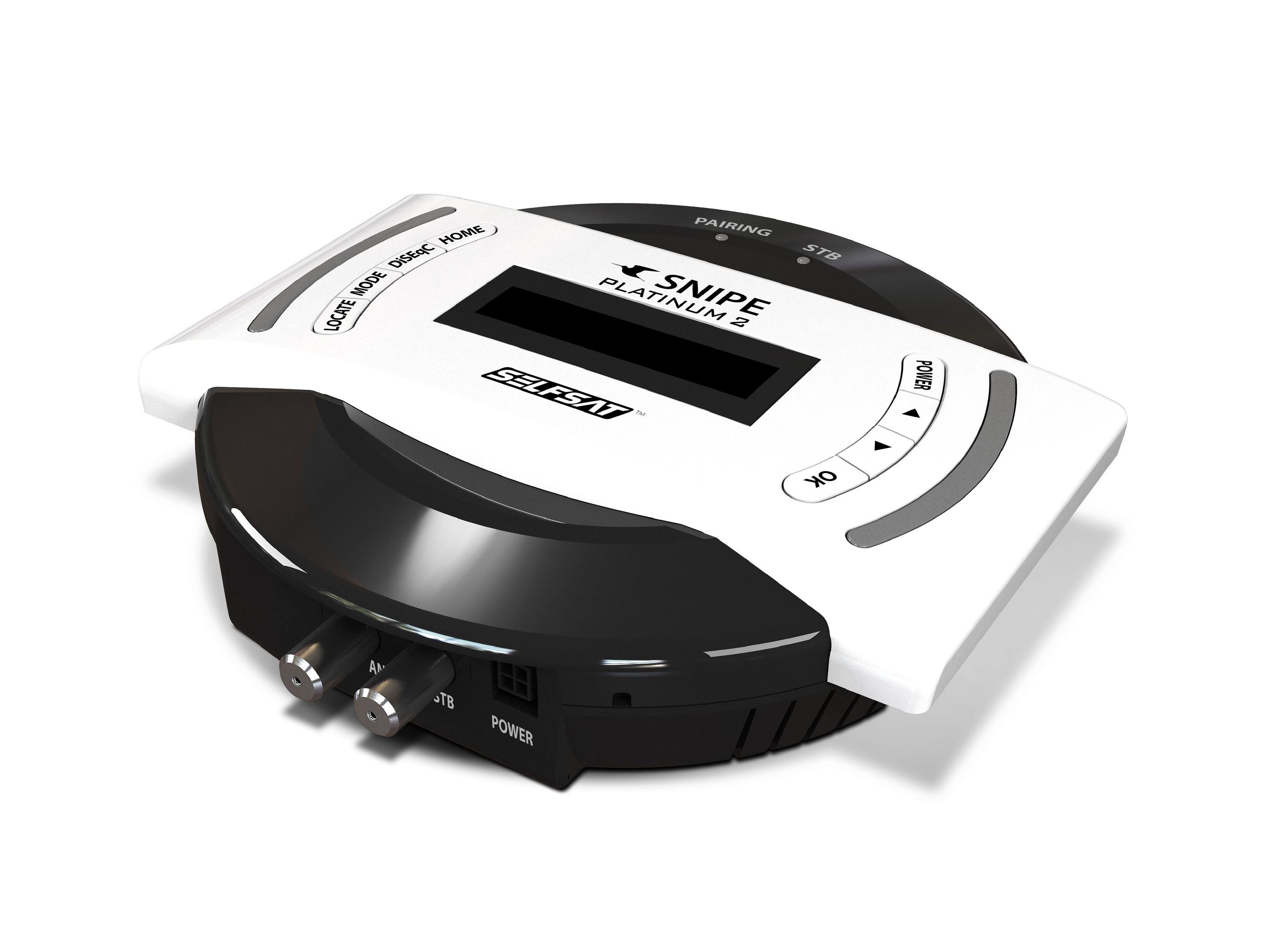 Selfsat SNIPE Platinum - Single - Mit BT Fernbedienung und iOS / Android Steuerung sowie GPS-Modul