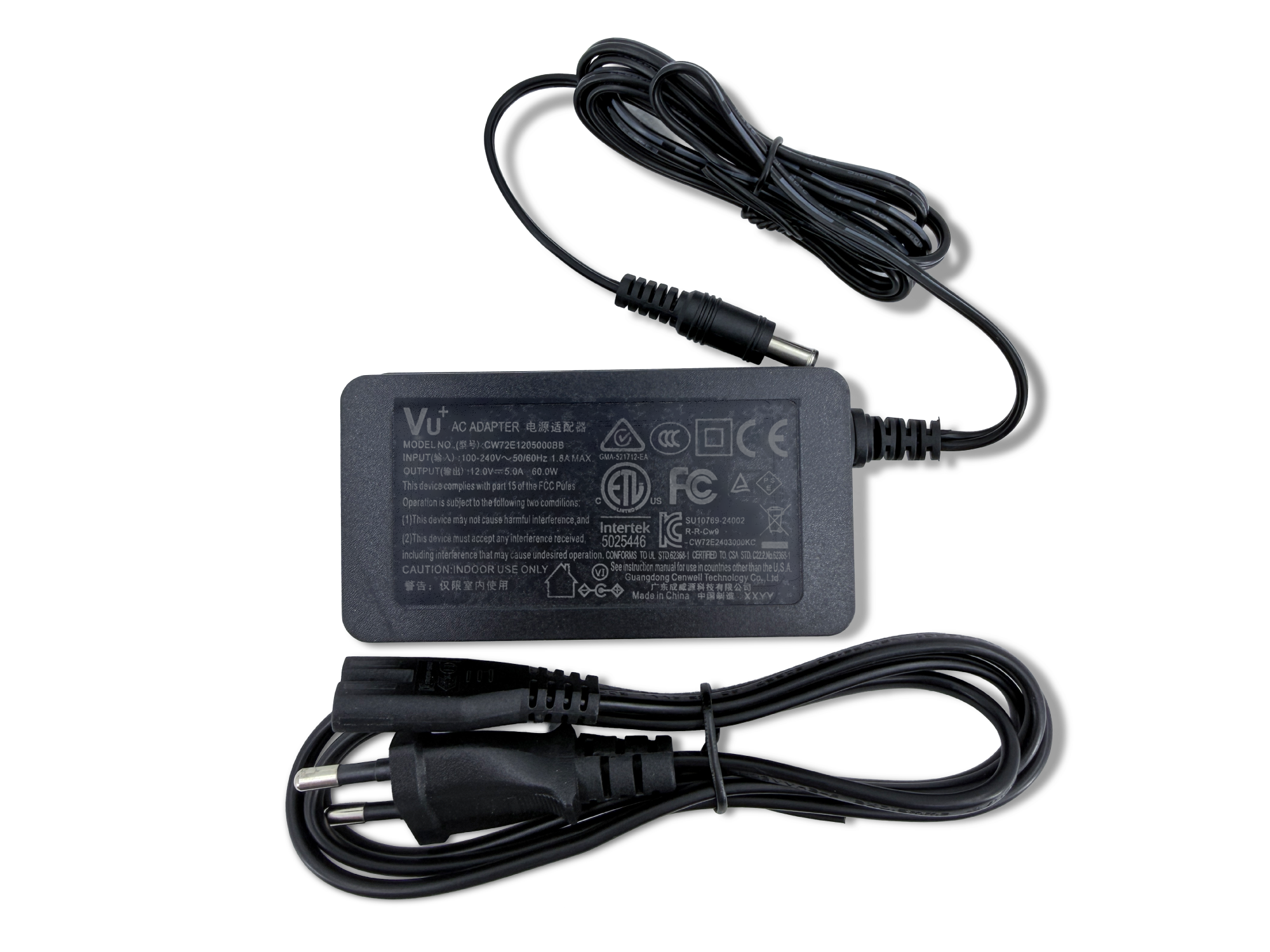 VU+ original Netzteil / Power supply für Solo 4K / Ultimo 4K / Duo 4K / Duo 4K SE / Duo 4K Lite