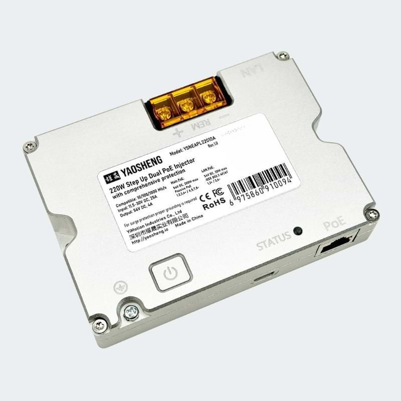6975860910094 - 12V 24V Doppel-PoE-Konverter 220W für STARLINK STANDARD (Starlink 3 Gen V4)