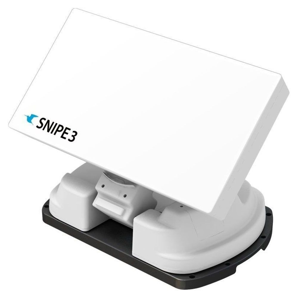 Selfsat SNIPE V3 GPS - White Line - Single - Vollautomatische