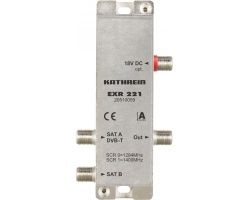 4021121505478 - EXR 221 SAT Multischalter Unicable 2 Eingänge (Multischalter) 3 (2 SAT 1 terrestrisch) Teilnehmer-Anzahl 2 Quad-LNB-tauglich StandBy-Funktion