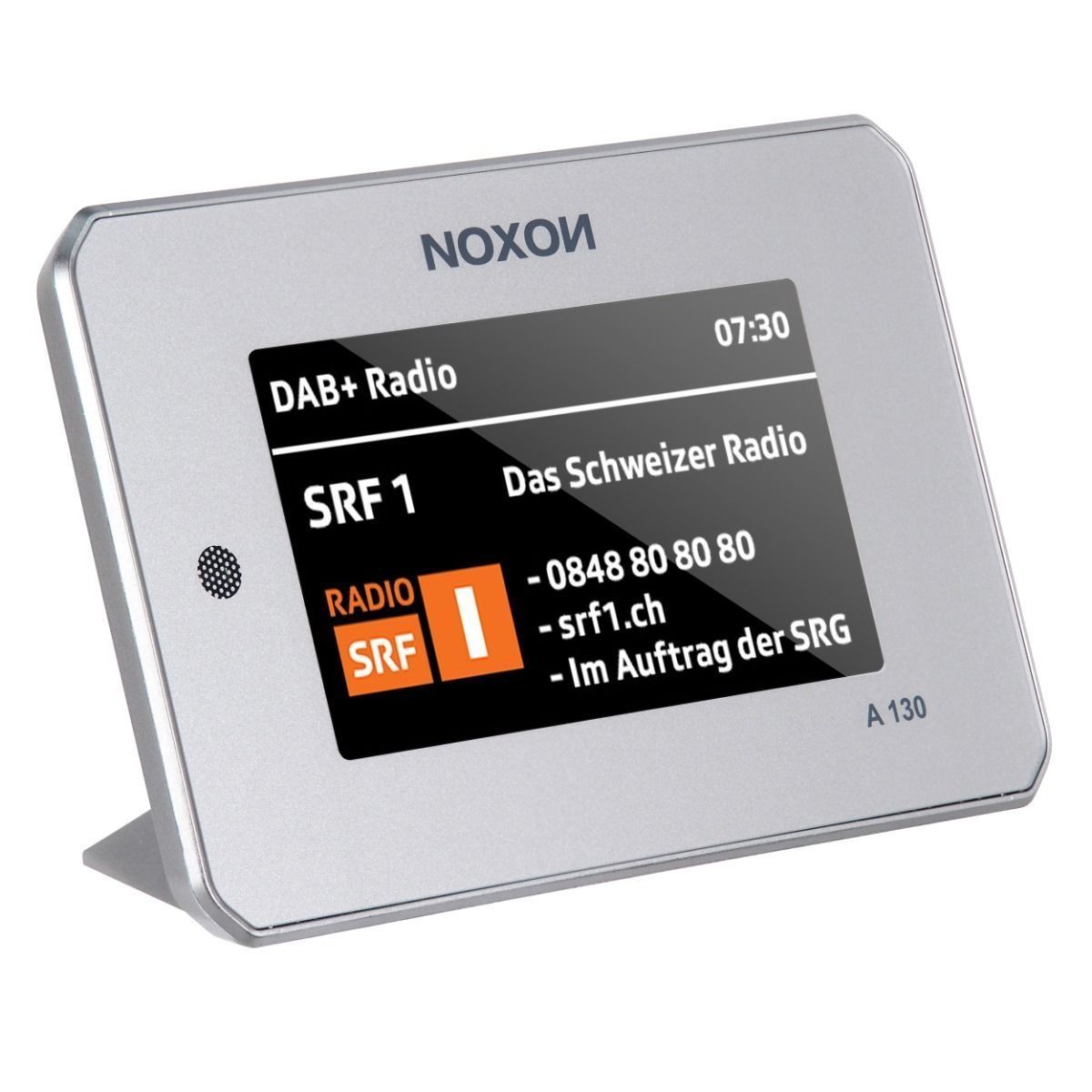 7640172480496 - Noxon A 130 Silber - Audio Adapter DAB+ UKW &amp  Internet-Radio - Spotify - BT - 43 Zoll Farbdisplay