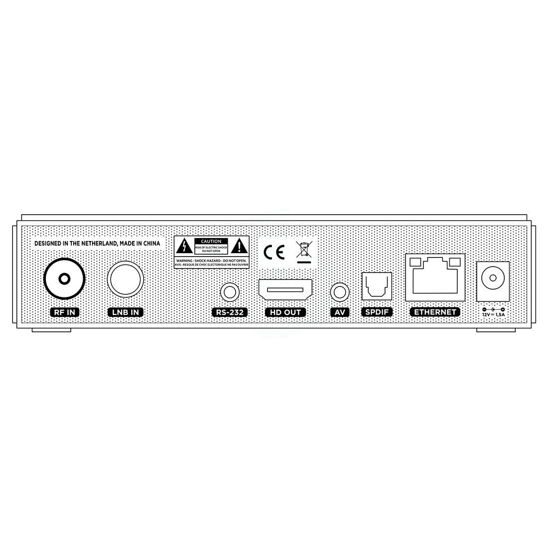 Xsarius Sniper HD Combo H.265 Hybrid-Satellitenempfänger & IPTV / OTT Set-Top Box B-Ware