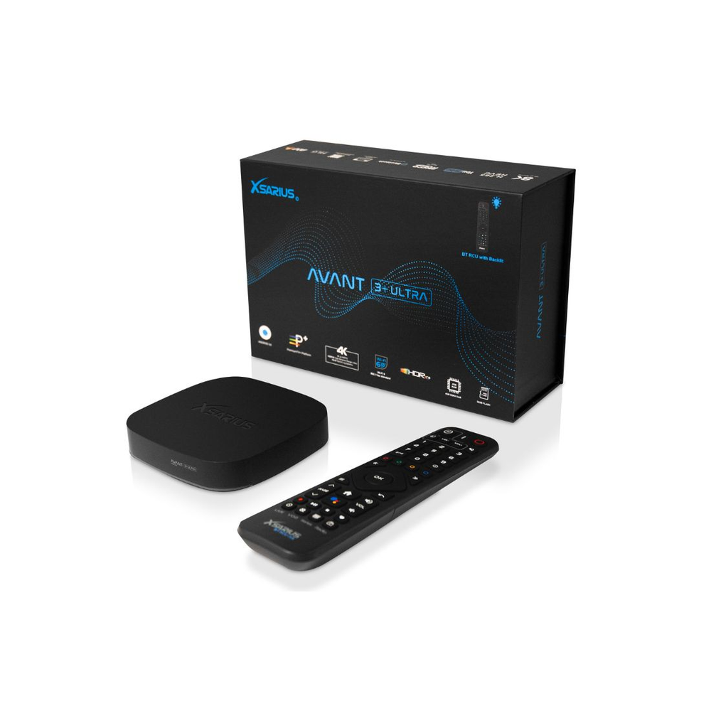 Receptor IPTV Ipbox x3 4k 1Gb RAM + 8Gb com 2 Portas  Usb/MicroSd/HDMI/Lan/Wi-Fi - Preto