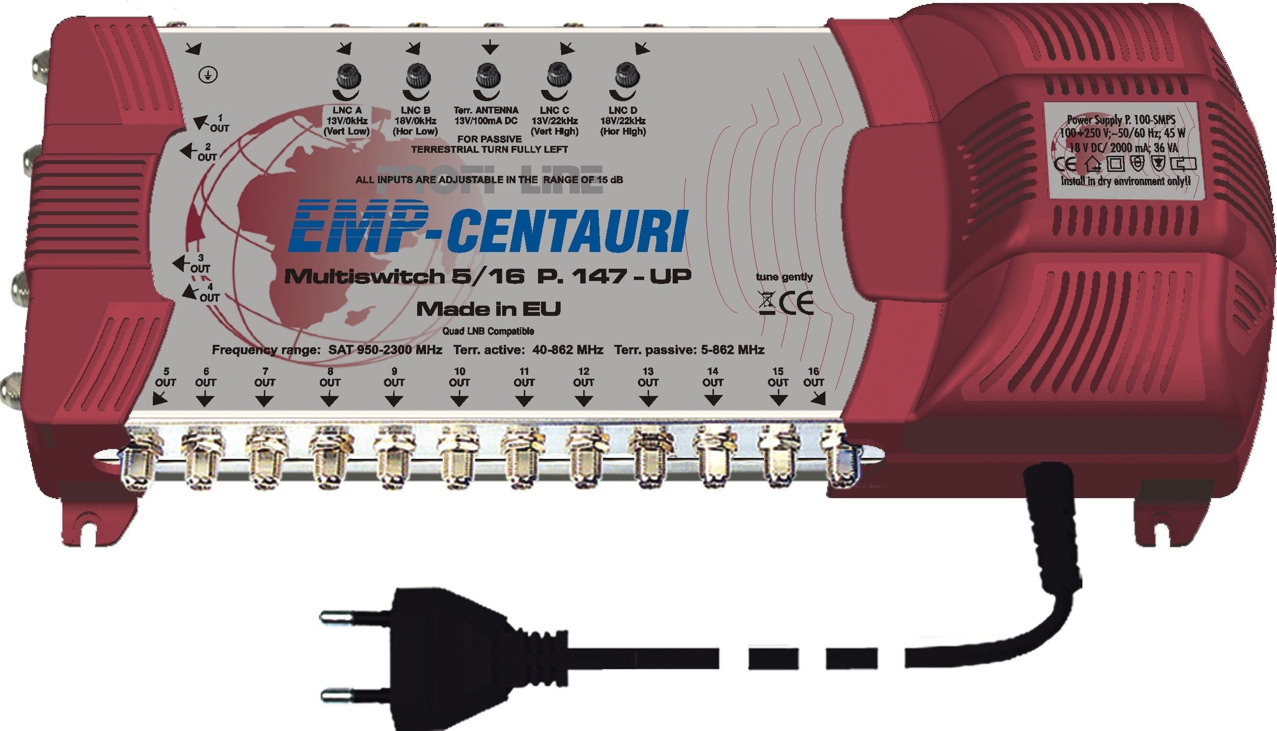 4260165810159 - EMP Centauri Profi-Line Multischalter 5 16 PIU-5 (P147-UP) 4260165810159 - EMP Centauri Profi-Line Multischalter 5 16 PIU-5 (P147-UP)