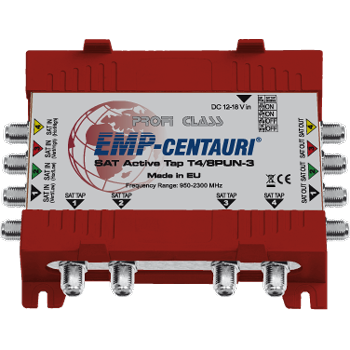 EMP Centauri Profi-Line aktiv Splitter Kaskadierer T4/8PUN-3 EMP Centauri Profi-Line aktiv Splitter Kaskadierer T4/8PUN-3