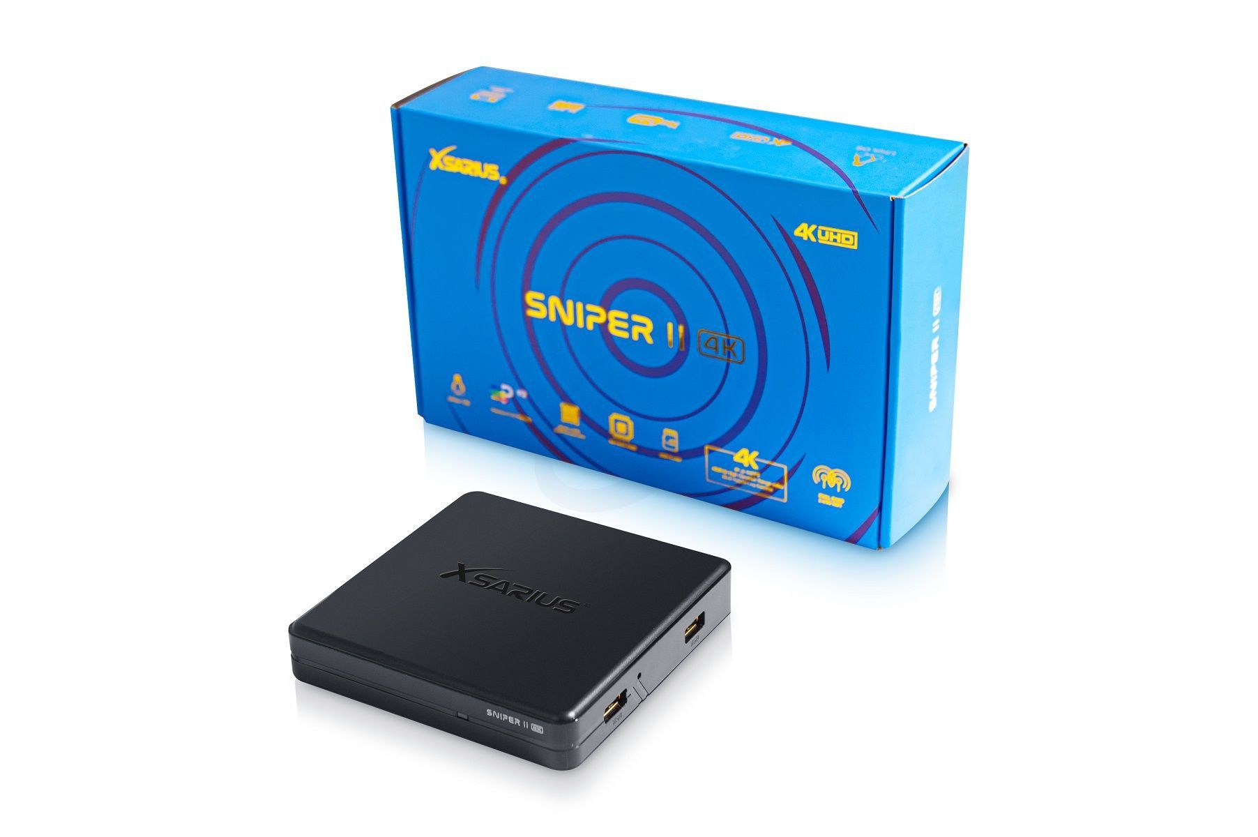 8720254315546 - Sniper 2 4K UHD HEVC OTT Linux WiFi IPTV PremiumTV Box