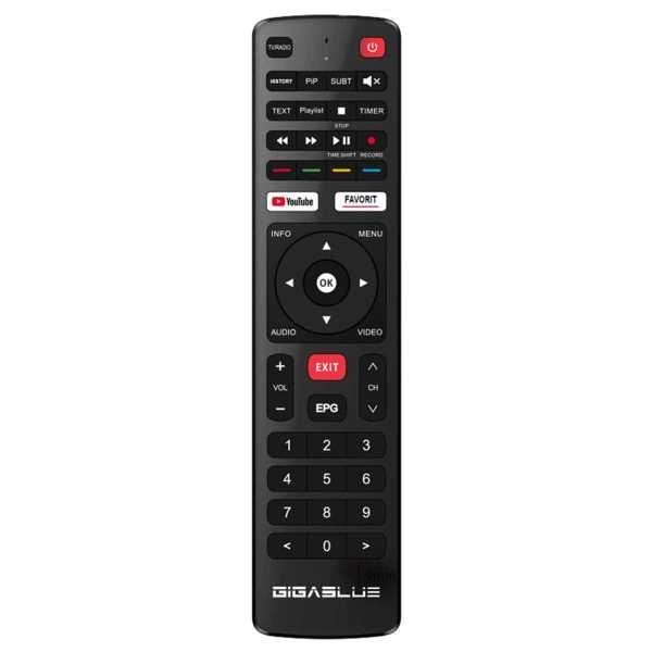 Telecomando A Infrarossi Per Ricevitori Gigablue UE 4K, Quad/Quad 4K, Trio 4K, X1/X2/X3 – Sostituzione Diretta, Nessuna Programmazione, Materiale ABS - 2