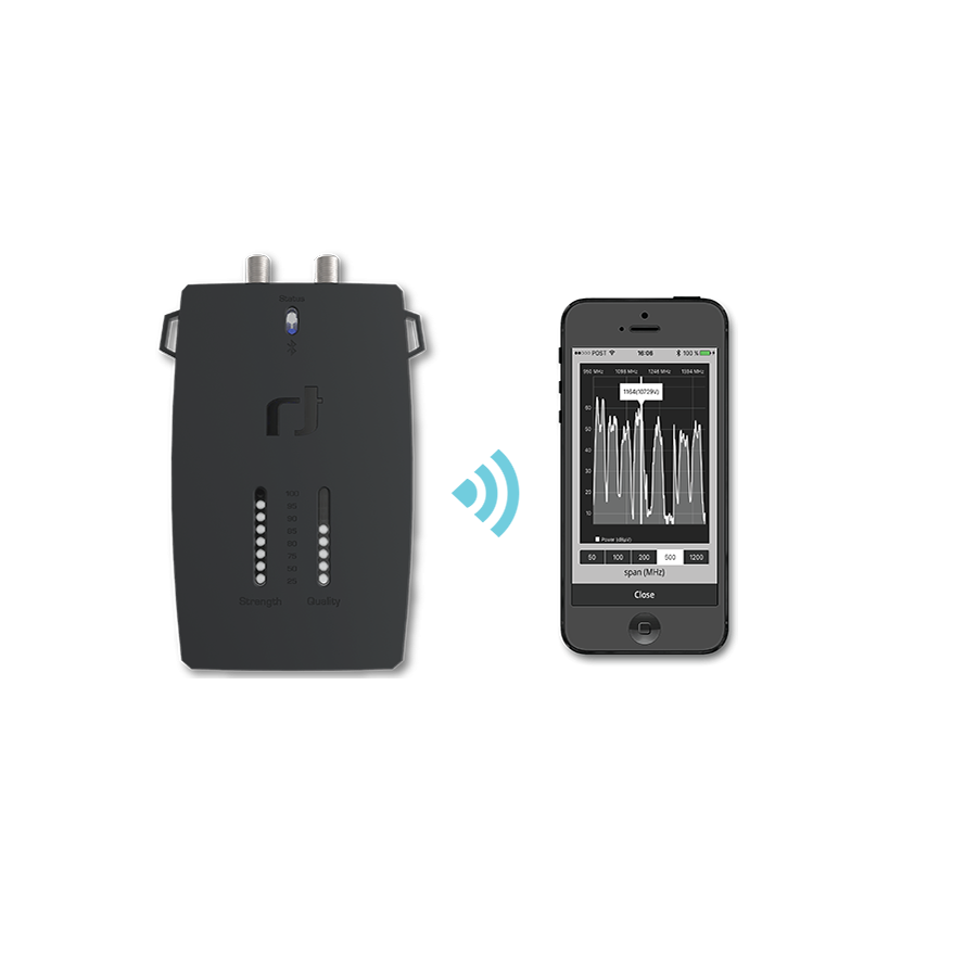 Inverto IDLU-SPAL03-OOOBT-OP Sat-Messgerät Controller Satelliten-Finder ...