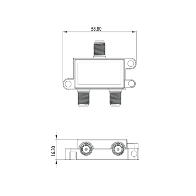 Inverto Unicable II IDLU-USP1O5-OUO2O-OBT 2-Wege Splitter | 10045