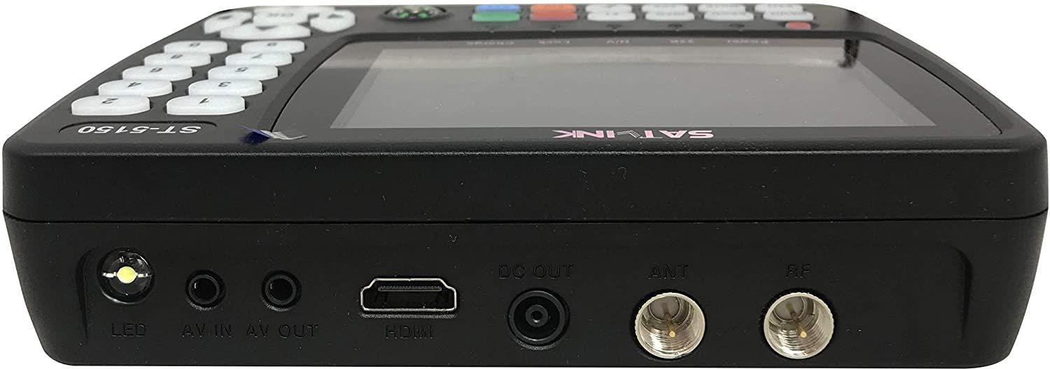 Satlink ST-5150 Misuratore Combo DVB-S/S2/T/T2/C Con Schermo 4.3", Batteria 2.6Ah E Uscita HDMI