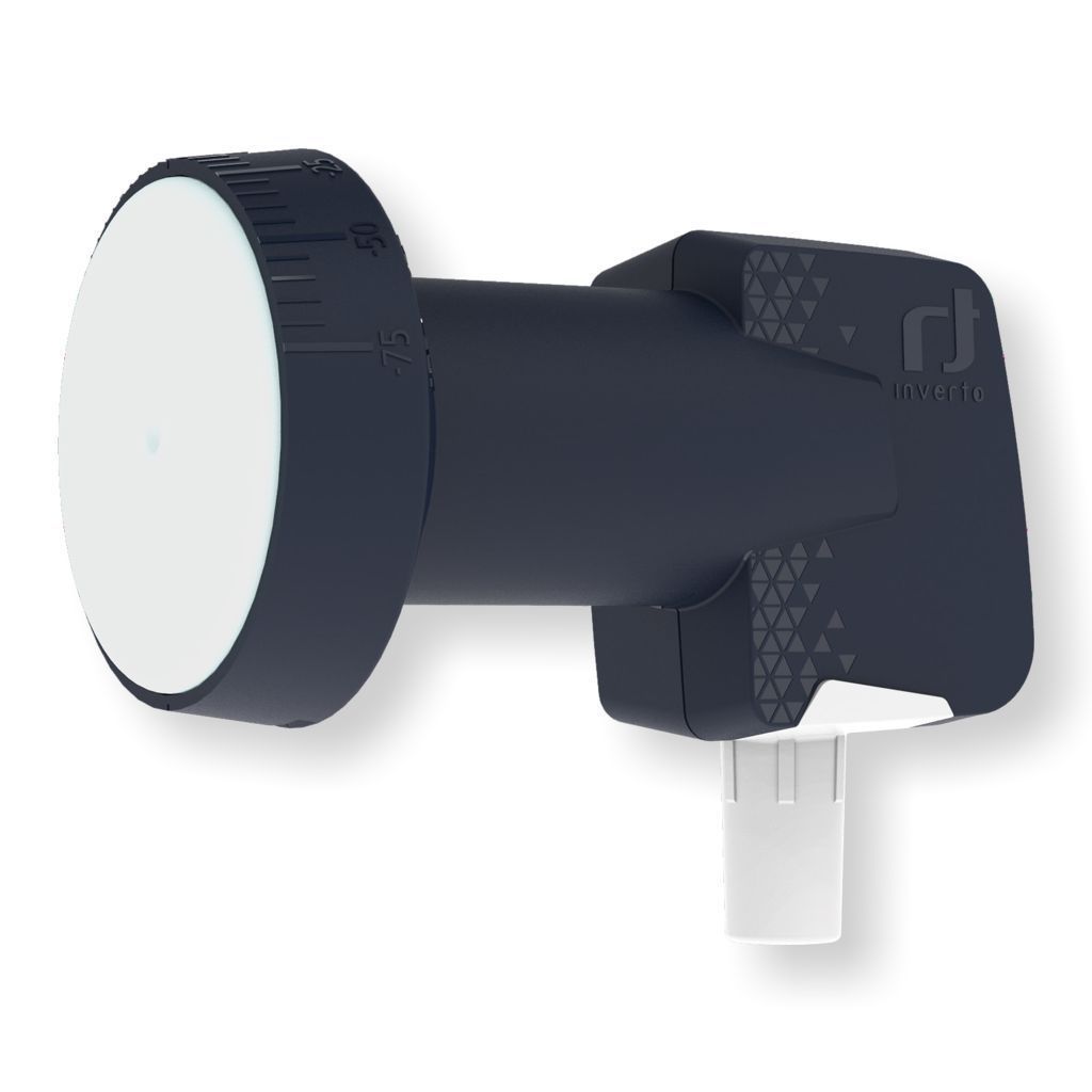Inverto IDLB-SNL410-PREMU-OPN Single LNB 4K HDTV DVB-S2 40mm For Astra Hotbird – Blue