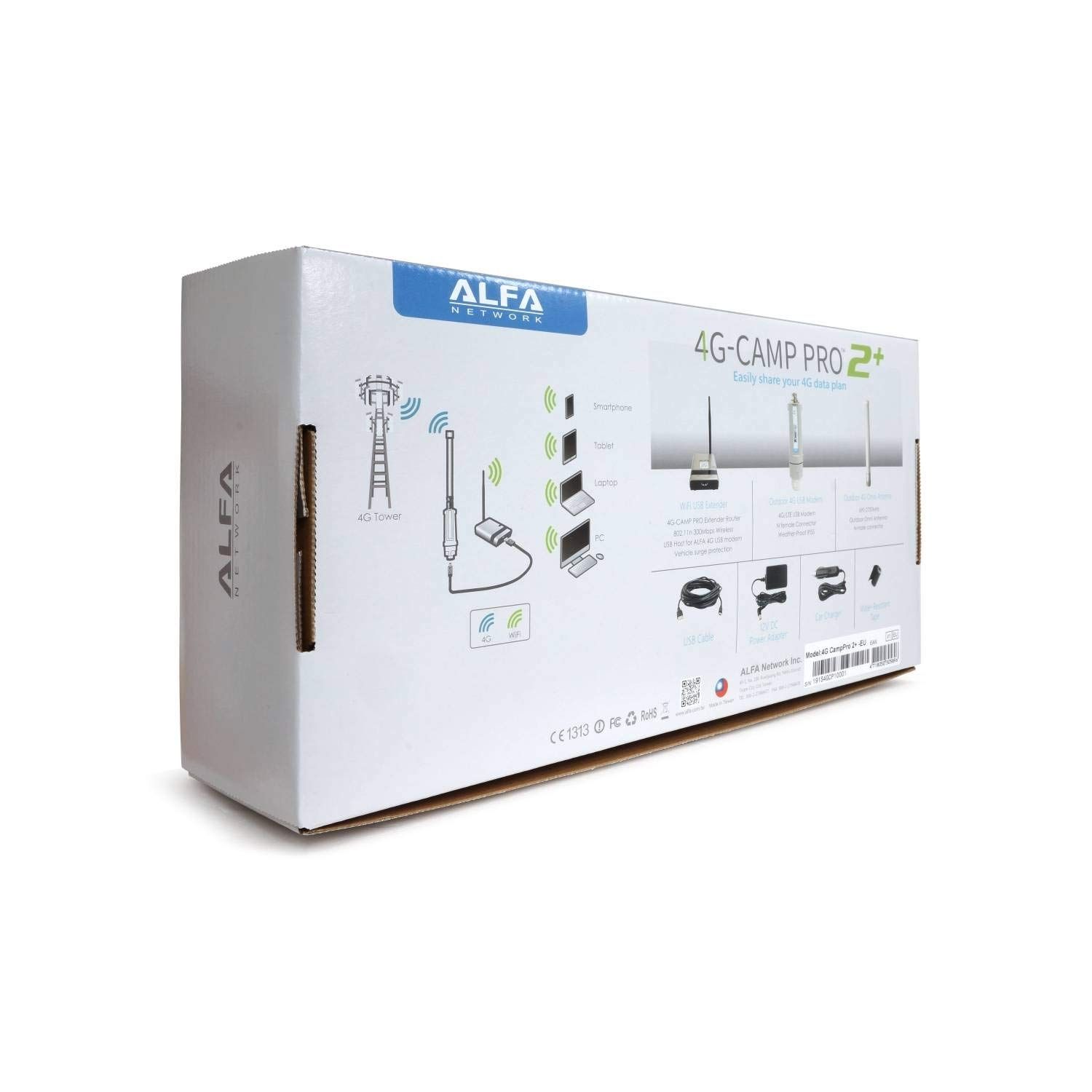 Router 4G Portatile Modem 4G Alfa Tube-U4Gv2 - Esterno IP66 Per Camper ...