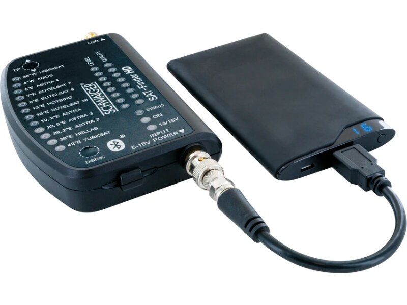 Schwaiger SF9003BT Digitaler Sat-Finder HD Mit Bluetooth® Und Eigener App