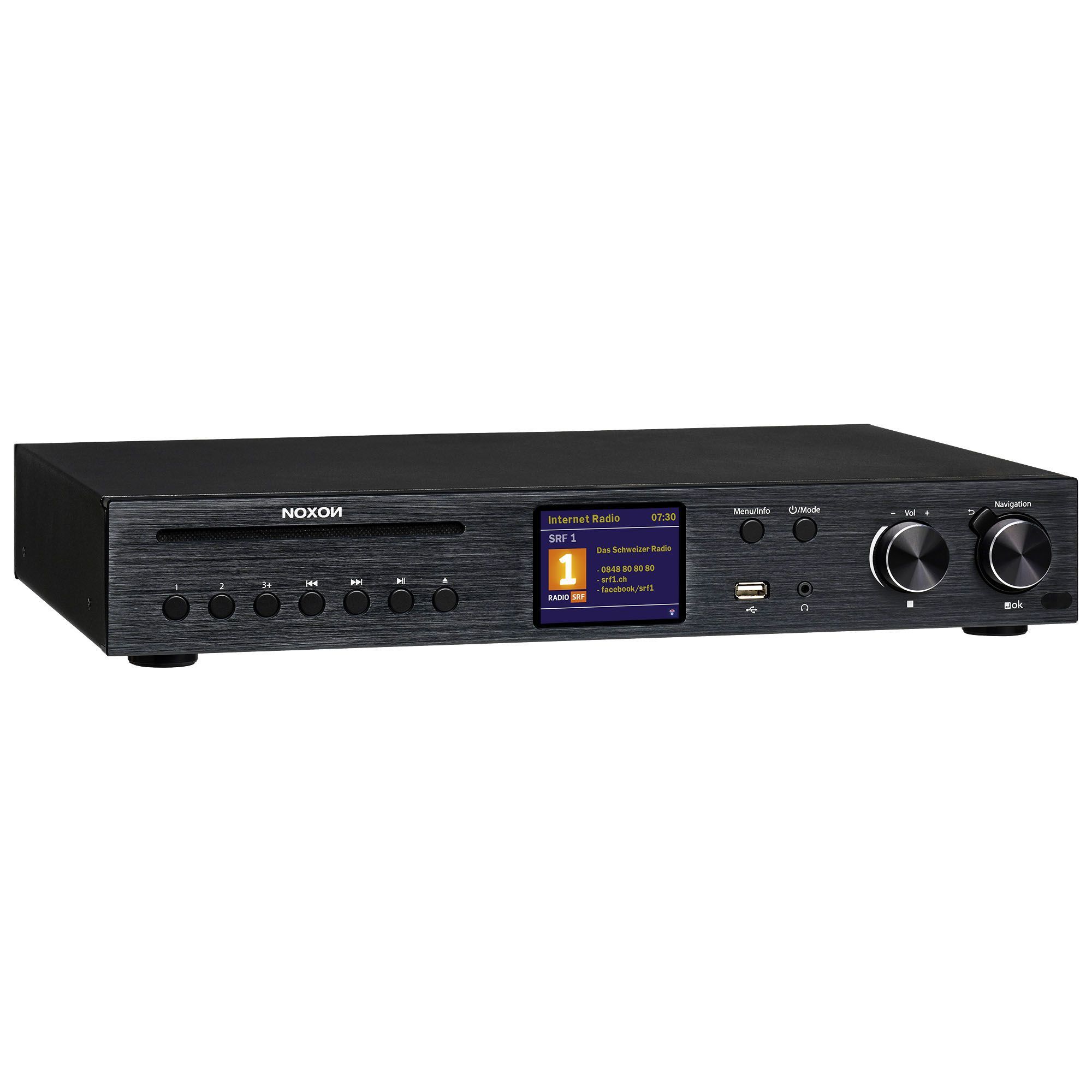 Noxon Hifi A580 CD Tuner - All-In-One HiFi System mit Verstärker, CD ...